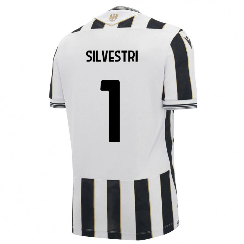Danxen Bambino Maglia Marco Silvestri #1 Nero Bianco Rosa Kit Gara Home 2026/27 Maglietta
