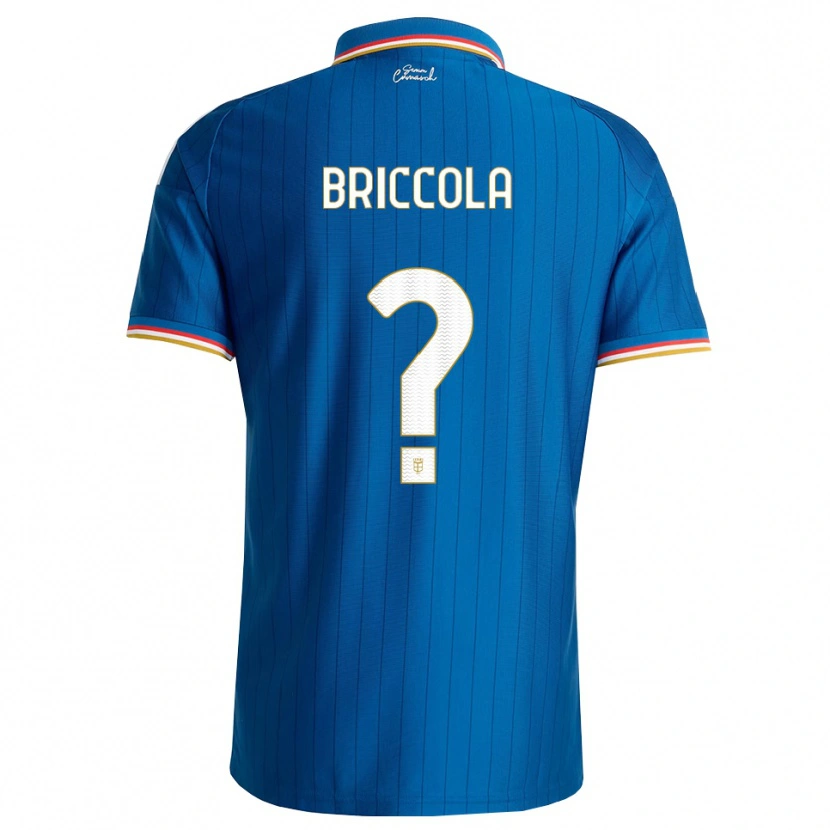 Danxen Bambino Maglia Filippo Briccola #0 Blu Bianco Rosso Kit Gara Home 2026/27 Maglietta