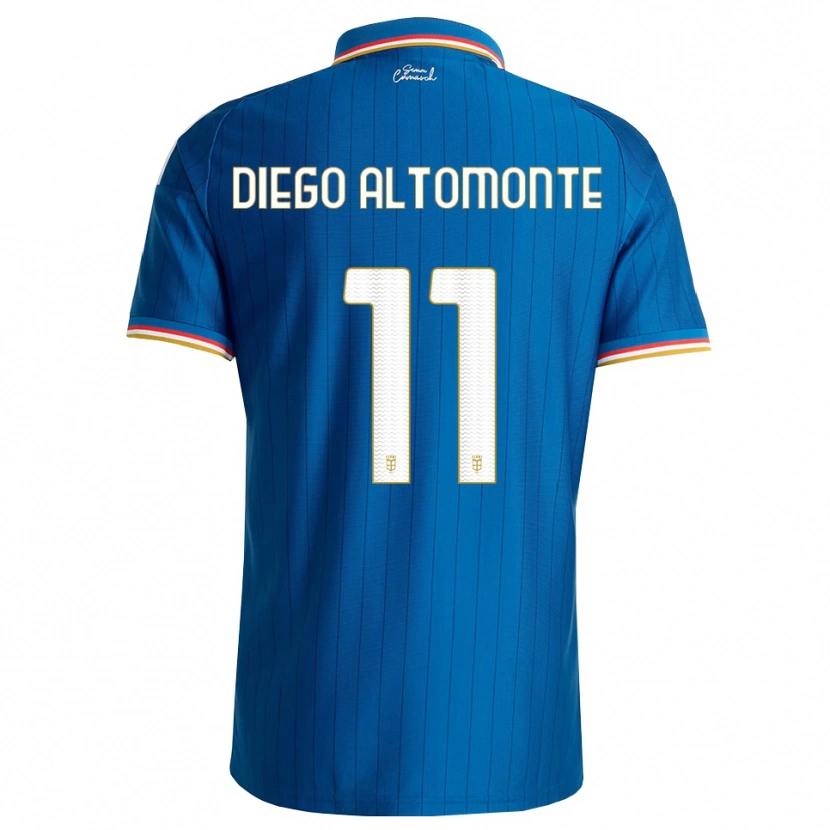 Danxen Bambino Maglia Thomas Diego Altomonte #11 Blu Bianco Rosso Kit Gara Home 2026/27 Maglietta