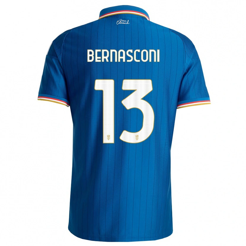 Danxen Bambino Maglia Enea Bernasconi #13 Blu Bianco Rosso Kit Gara Home 2026/27 Maglietta