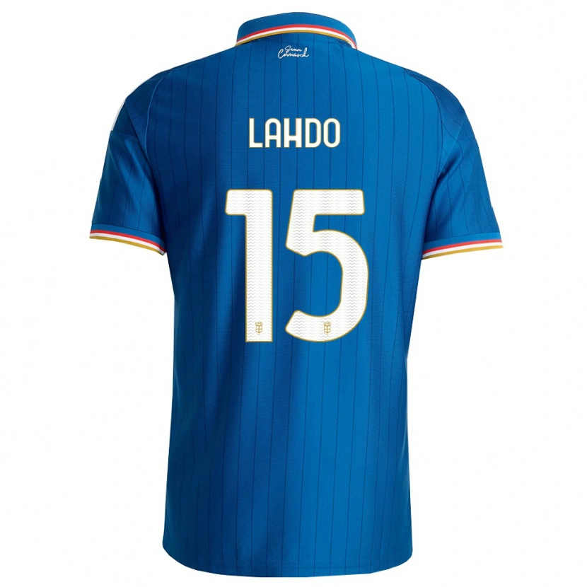 Danxen Bambino Maglia Adrian Lahdo #15 Blu Bianco Rosso Kit Gara Home 2026/27 Maglietta