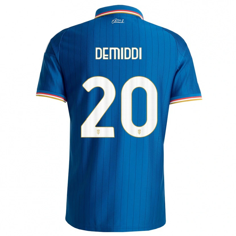 Danxen Bambino Maglia Pedro Demiddi #20 Blu Bianco Rosso Kit Gara Home 2026/27 Maglietta