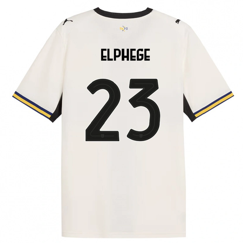 Danxen Bambino Maglia Nesta Elphege #23 Bianco Avorio Nero Giallo Kit Gara Home 2026/27 Maglietta