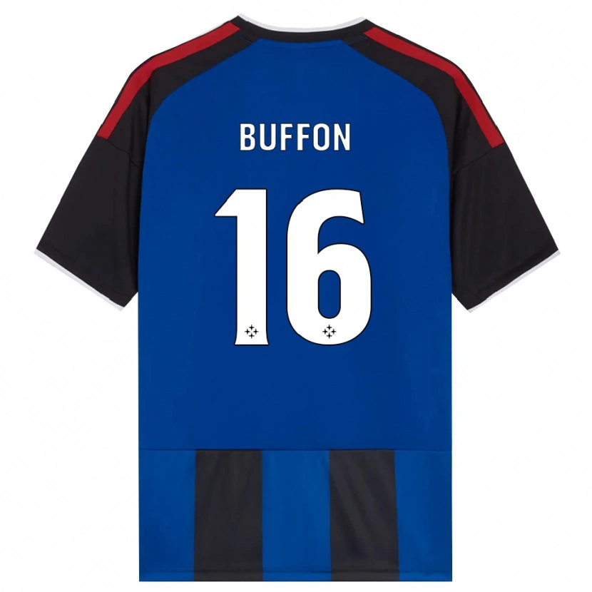 Danxen Bambino Maglia Louis Buffon #16 Nero Rosso Bianco Blu Kit Gara Home 2026/27 Maglietta
