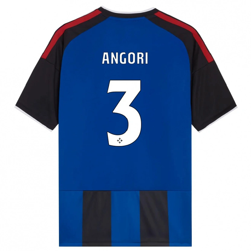 Danxen Bambino Maglia Samuele Angori #3 Nero Rosso Bianco Blu Kit Gara Home 2026/27 Maglietta