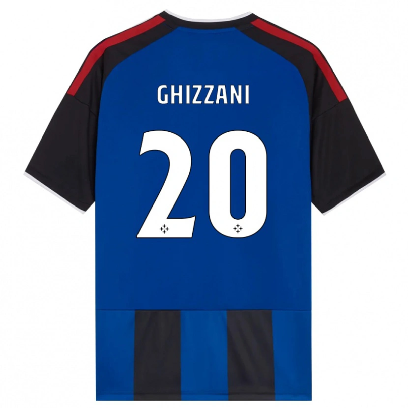 Danxen Bambino Maglia Lapo Ghizzani #20 Nero Rosso Bianco Blu Kit Gara Home 2026/27 Maglietta