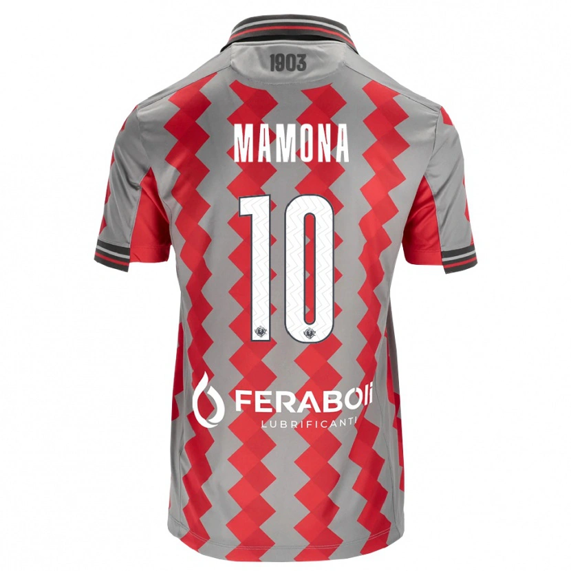 Danxen Bambino Maglia Blue Mamona #10 Grigio Rosso Bianco Kit Gara Home 2026/27 Maglietta