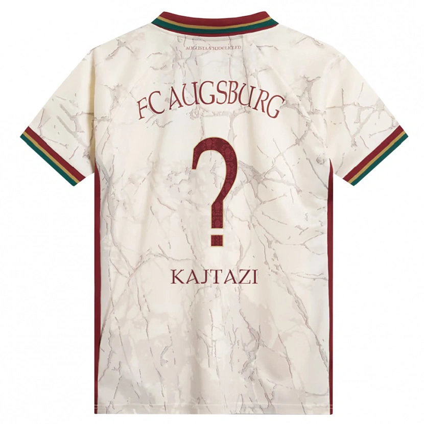 Danxen Bambino Maglia Leon Kajtazi #0 Verde Riso Bianco Borgogna Kit Gara Home 2026/27 Maglietta
