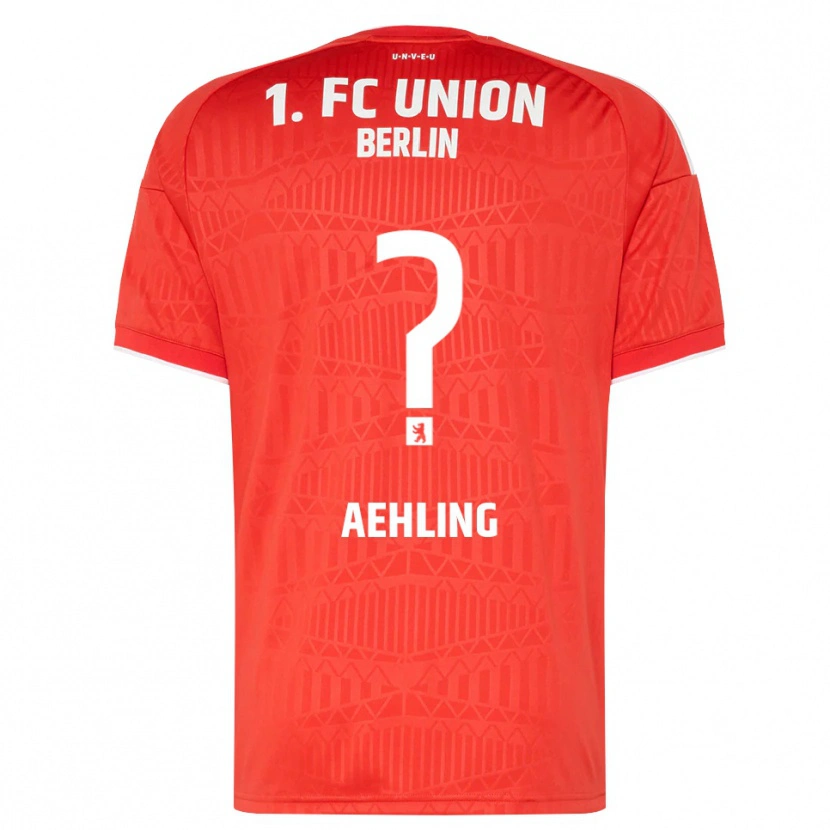 Danxen Bambino Maglia Anna Aehling #0 Rosso Bianco Kit Gara Home 2026/27 Maglietta