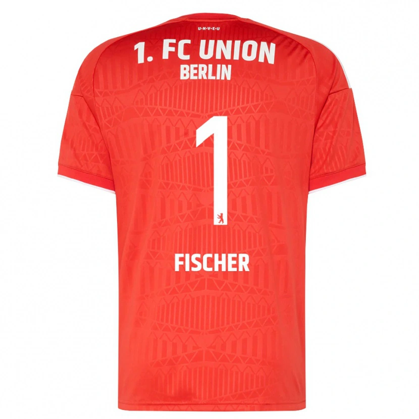 Danxen Bambino Maglia Lennard Fischer #1 Rosso Bianco Kit Gara Home 2026/27 Maglietta