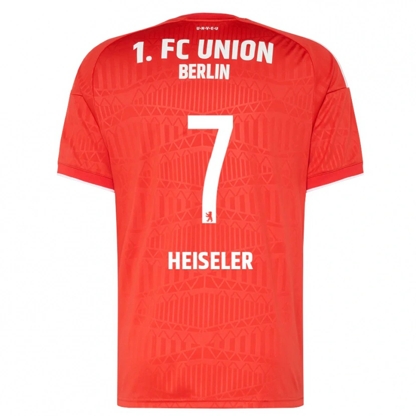 Danxen Bambino Maglia Lisa Heiseler #7 Rosso Bianco Kit Gara Home 2026/27 Maglietta