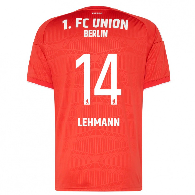 Danxen Bambino Maglia Noah Lehmann #14 Rosso Bianco Kit Gara Home 2026/27 Maglietta