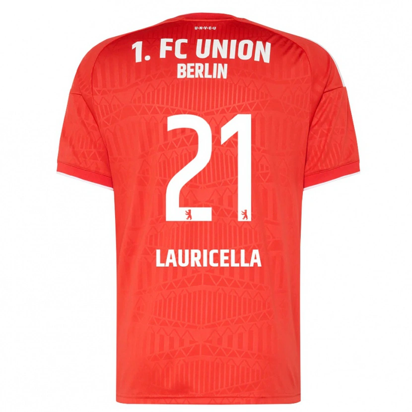 Danxen Bambino Maglia Guiseppe Lauricella #21 Rosso Bianco Kit Gara Home 2026/27 Maglietta