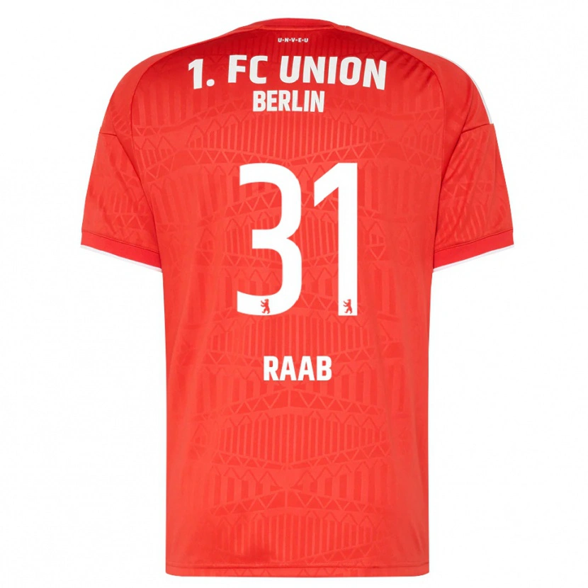 Danxen Bambino Maglia Matheo Raab #31 Rosso Bianco Kit Gara Home 2026/27 Maglietta