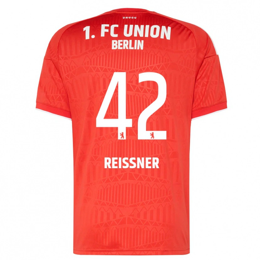 Danxen Bambino Maglia Naika Reissner #42 Rosso Bianco Kit Gara Home 2026/27 Maglietta