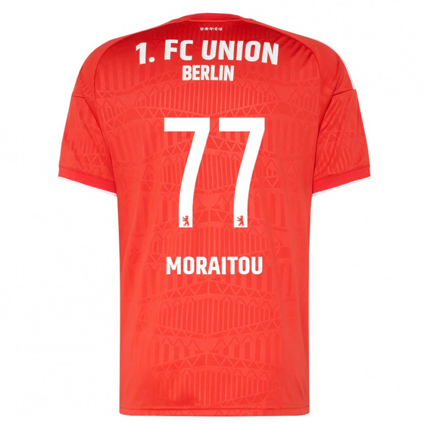 Danxen Bambino Maglia Athanasia Moraitou #77 Rosso Bianco Kit Gara Home 2026/27 Maglietta