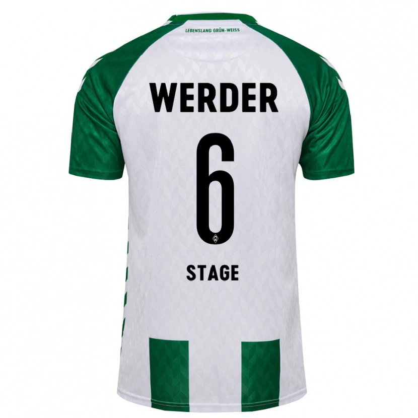 Danxen Bambino Maglia Jens Stage #6 Verde Bianco Kit Gara Home 2026/27 Maglietta