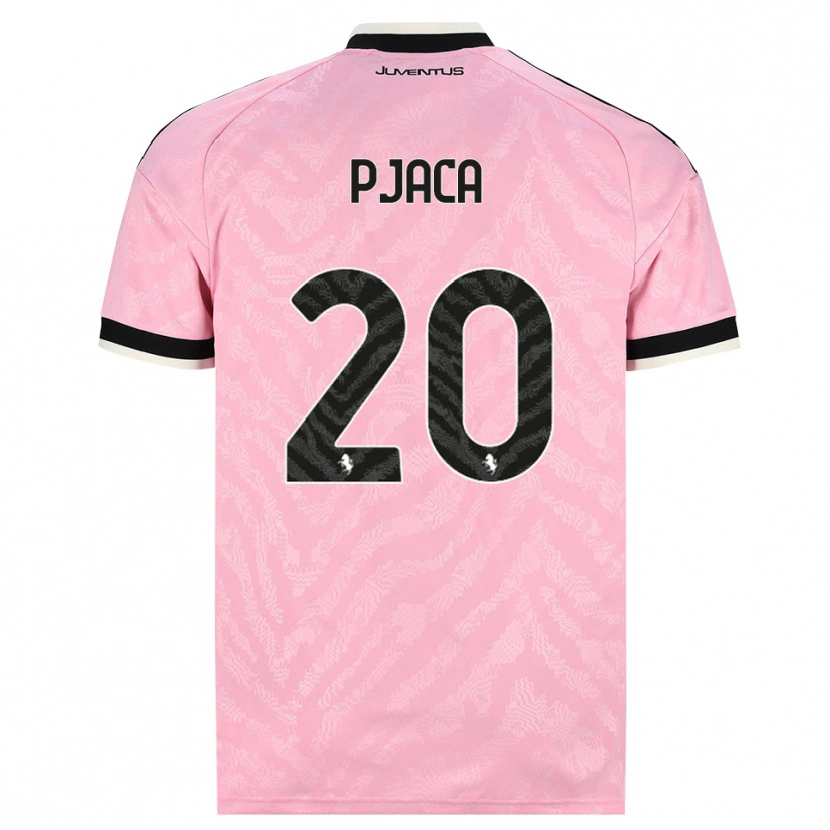 Danxen Bambino Maglia Marko Pjaca #20 Rosa Nero Kit Gara Away 2026/27 Maglietta