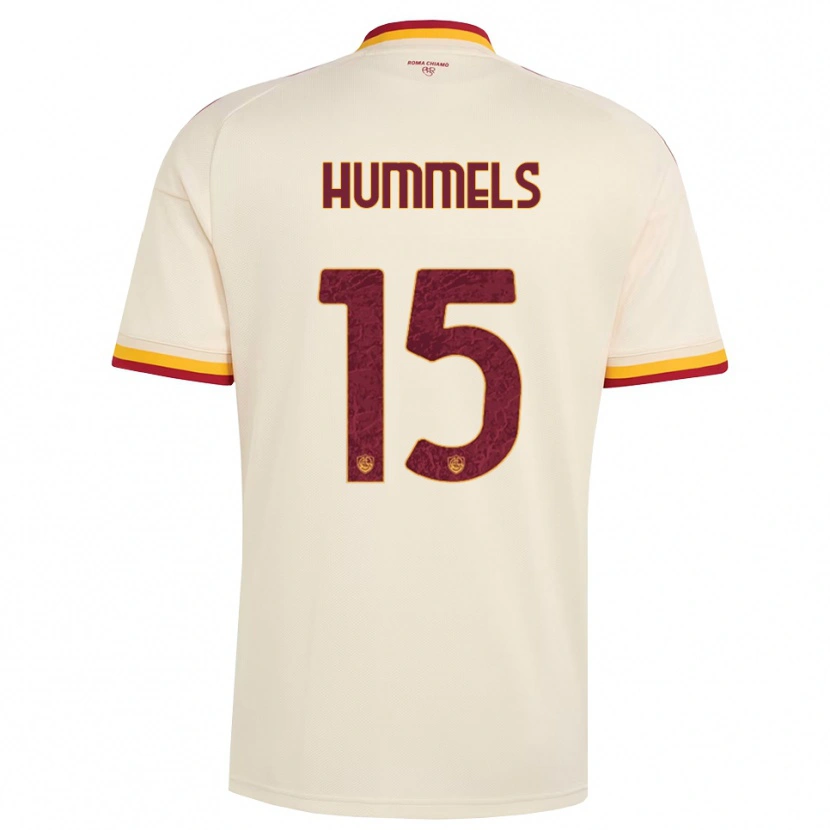 Danxen Bambino Maglia Mats Hummels #15 Champagne Rosso Giallo Kit Gara Away 2026/27 Maglietta
