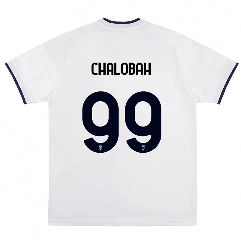 Danxen Bambino Maglia Trevoh Chalobah #99 Bianco Rosso Blu Reale Kit Gara Away 2026/27 Maglietta