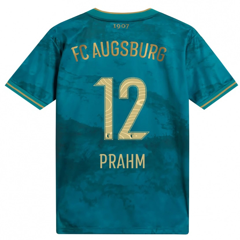 Danxen Bambino Maglia Djego Prahm #12 Verde Marrone Kit Gara Away 2026/27 Maglietta