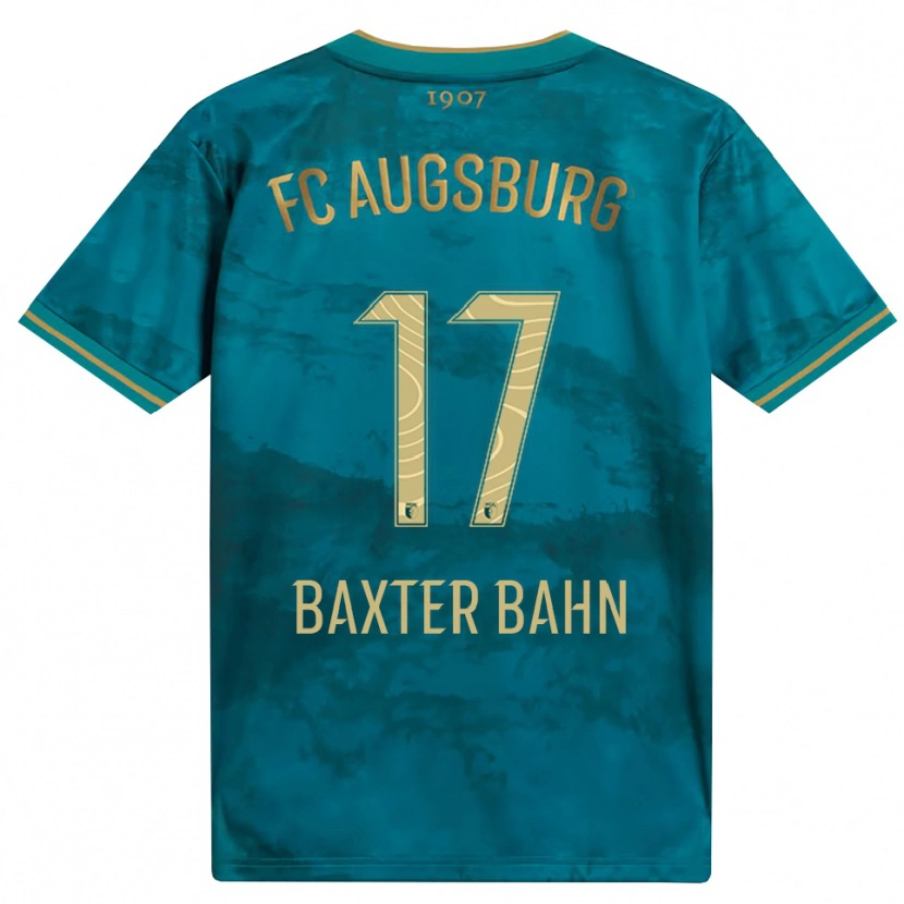 Danxen Bambino Maglia Bentley Baxter Bahn #17 Verde Marrone Kit Gara Away 2026/27 Maglietta