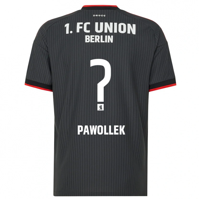 Danxen Bambino Maglia Tanja Pawollek #0 Nero Bianco Rosso Kit Gara Away 2026/27 Maglietta