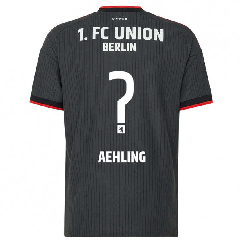 Danxen Bambino Maglia Anna Aehling #0 Nero Bianco Rosso Kit Gara Away 2026/27 Maglietta