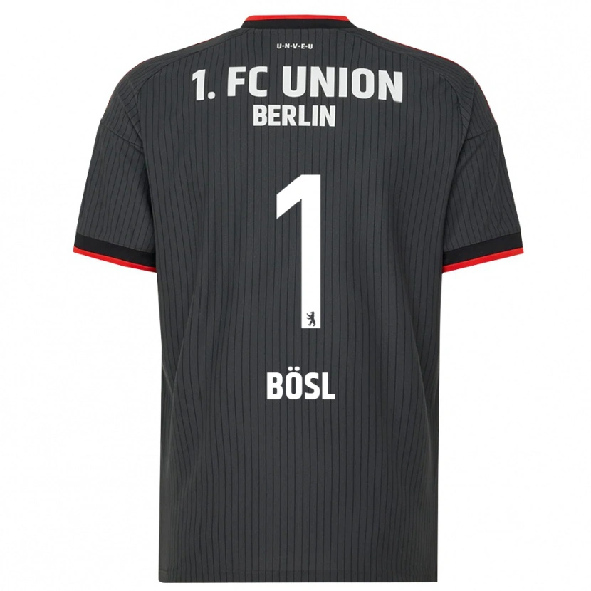 Danxen Bambino Maglia Cara Bösl #1 Nero Bianco Rosso Kit Gara Away 2026/27 Maglietta