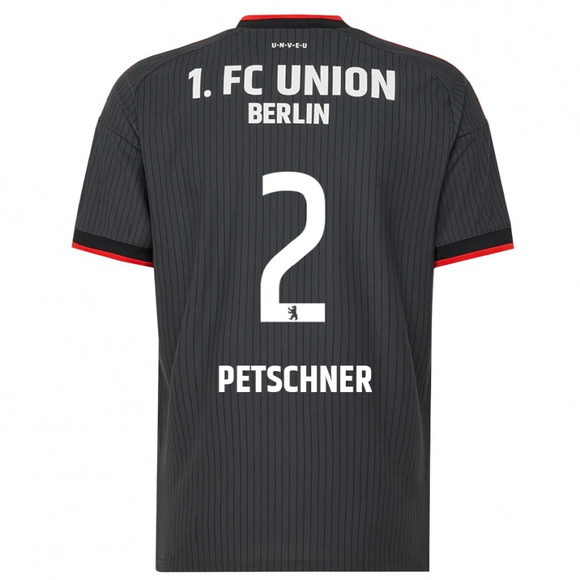 Danxen Bambino Maglia Anton Petschner #2 Nero Bianco Rosso Kit Gara Away 2026/27 Maglietta