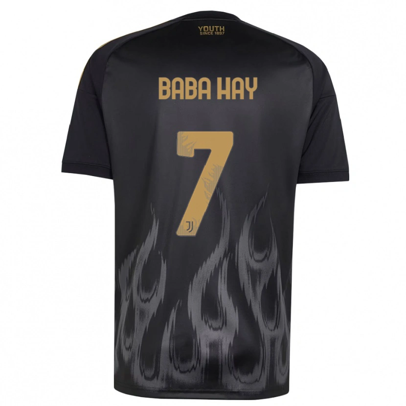 Danxen Bambino Maglia Amir Baba Hay #7 Nero Marrone Kit Gara Third 2026/27 Maglietta