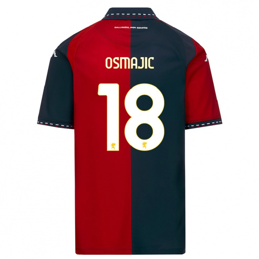 Danxen Bambino Maglia Milutin Osmajic #18 Rosso Nero Bianco Kit Gara Home 2026/27 Maglietta