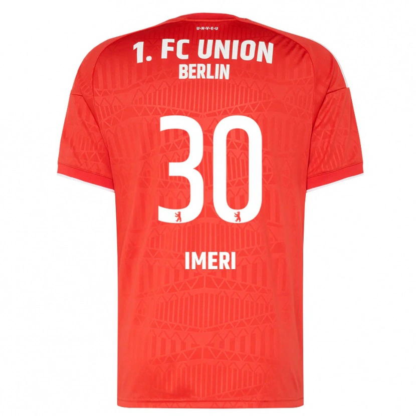 Danxen Bambino Maglia Kastriot Imeri #30 Rosso Bianco Kit Gara Home 2026/27 Maglietta