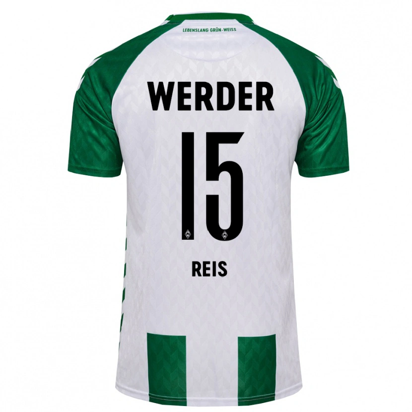 Danxen Uomo Maglia Ludovit Reis #15 Verde Bianco Kit Gara Home 2026/27 Maglietta