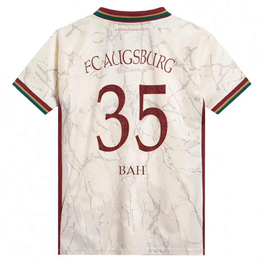 Danxen Uomo Maglia Juma Bah #35 Verde Riso Bianco Borgogna Kit Gara Home 2026/27 Maglietta