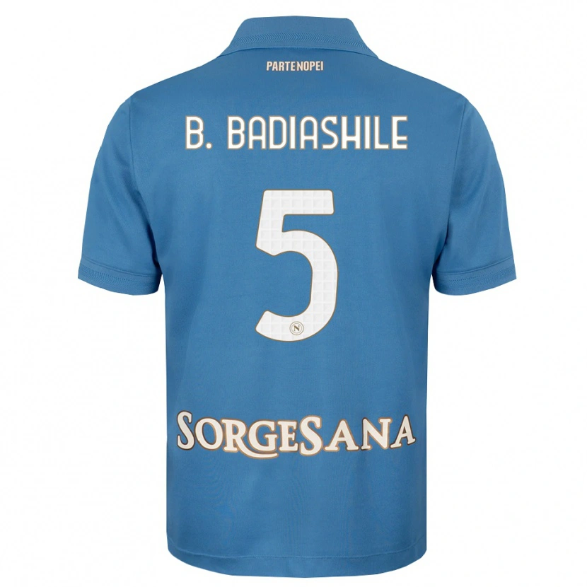 Danxen Uomo Maglia Benoît Badiashile #5 Blu Foschia Bianco Kit Gara Home 2026/27 Maglietta