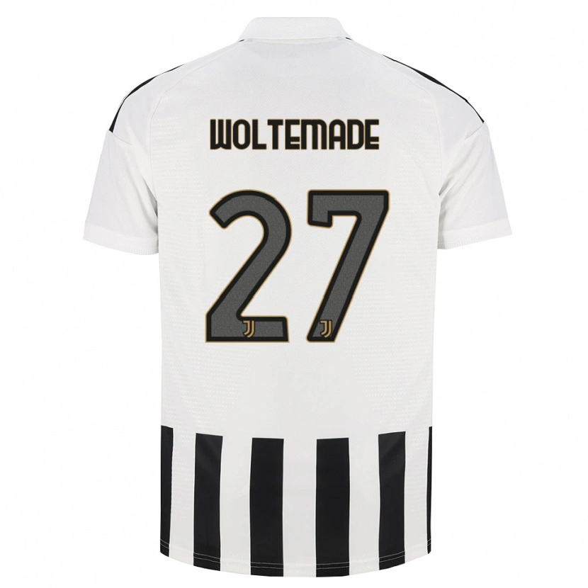 Danxen Uomo Maglia Nick Woltemade #27 Nero Bianco Marrone Kit Gara Home 2026/27 Maglietta