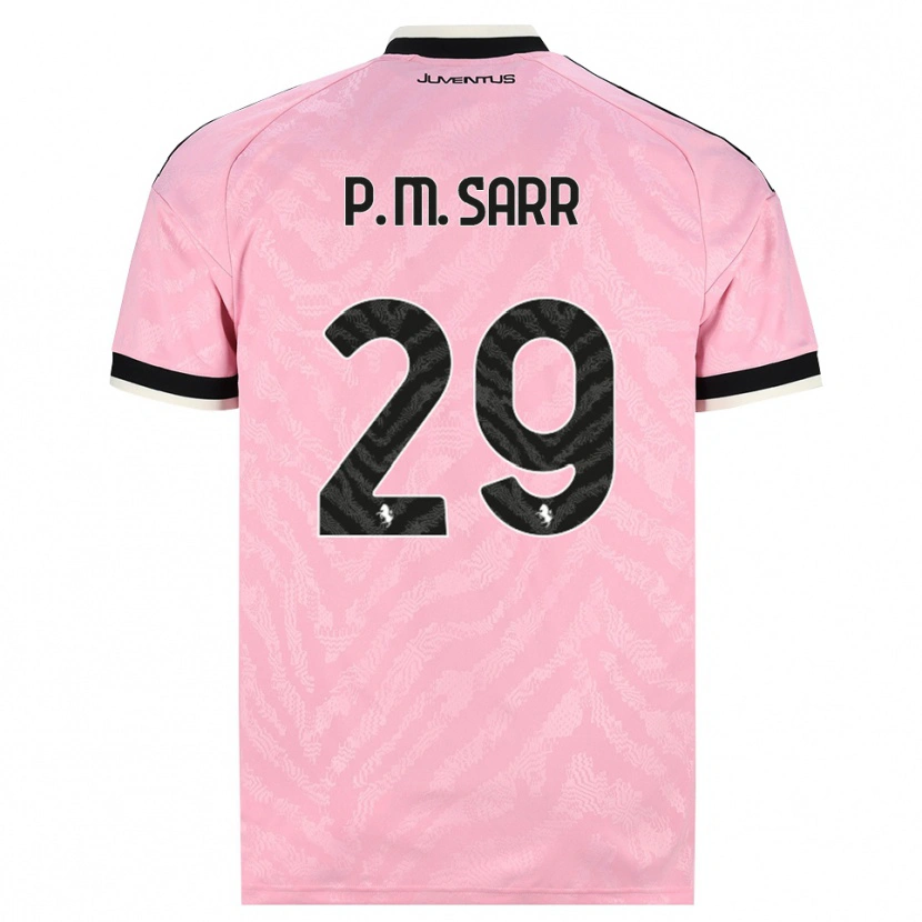 Danxen Uomo Maglia Pape Matar Sarr #29 Rosa Nero Kit Gara Away 2026/27 Maglietta