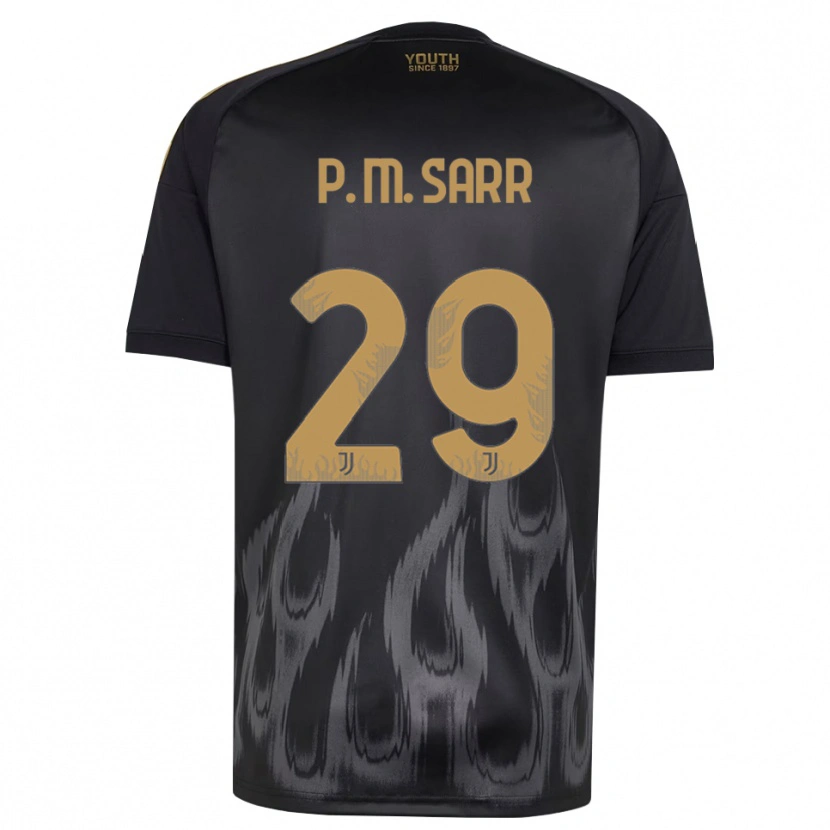 Danxen Uomo Maglia Pape Matar Sarr #29 Nero Marrone Kit Gara Third 2026/27 Maglietta