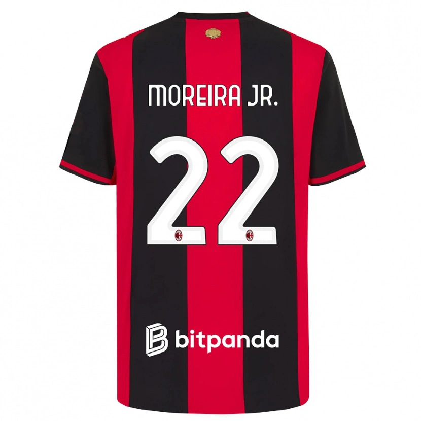 Danxen Uomo Maglia Diego Moreira #22 Rosso Nero Bianco Kit Gara Home 2026/27 Maglietta