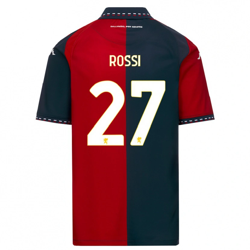 Danxen Uomo Maglia Lucrezia Rossi #27 Rosso Nero Bianco Kit Gara Home 2026/27 Maglietta