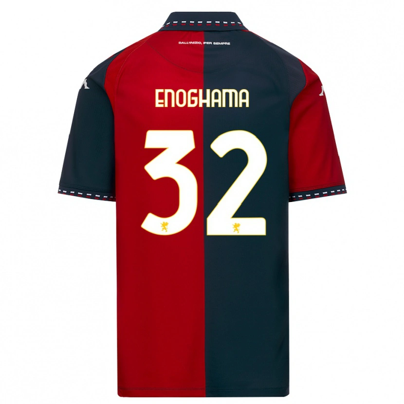 Danxen Uomo Maglia Isaac Enoghama #32 Rosso Nero Bianco Kit Gara Home 2026/27 Maglietta
