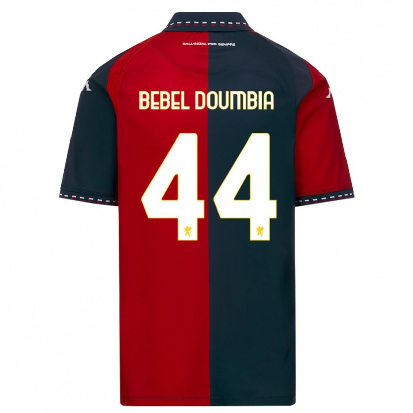 Danxen Uomo Maglia Chec Bebel Doumbia #44 Rosso Nero Bianco Kit Gara Home 2026/27 Maglietta