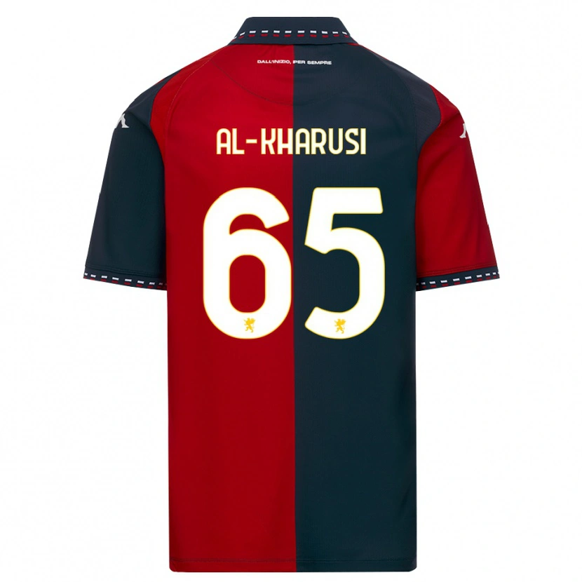 Danxen Uomo Maglia Suhayb Al-Kharusi #65 Rosso Nero Bianco Kit Gara Home 2026/27 Maglietta