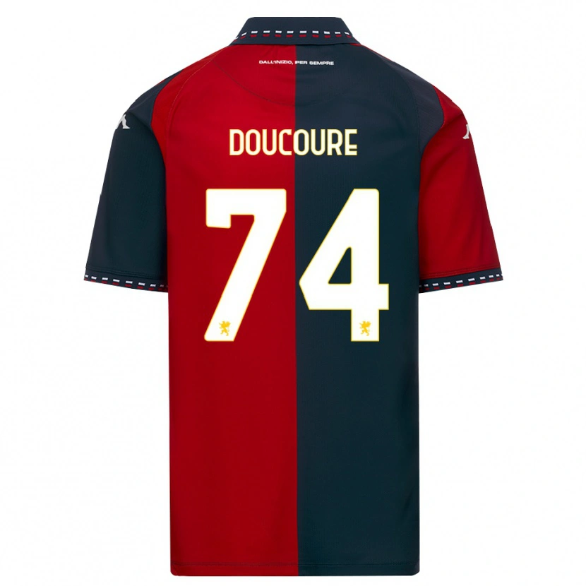 Danxen Uomo Maglia Mamedi Doucouré #74 Rosso Nero Bianco Kit Gara Home 2026/27 Maglietta