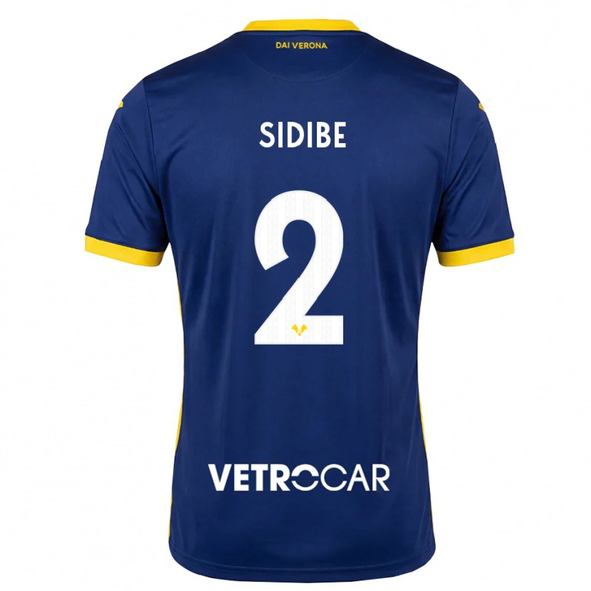 Danxen Uomo Maglia Amoro Sidibe #2 Blu Reale Giallo Bianco Kit Gara Home 2026/27 Maglietta
