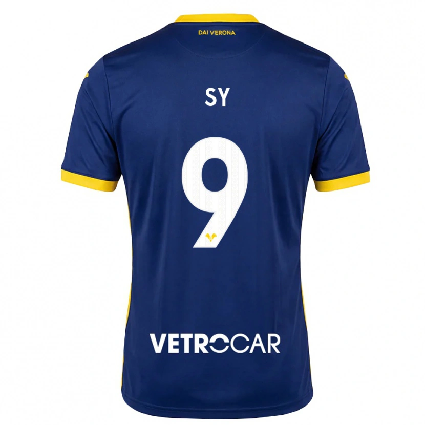 Danxen Uomo Maglia Samba Sy #9 Blu Reale Giallo Bianco Kit Gara Home 2026/27 Maglietta
