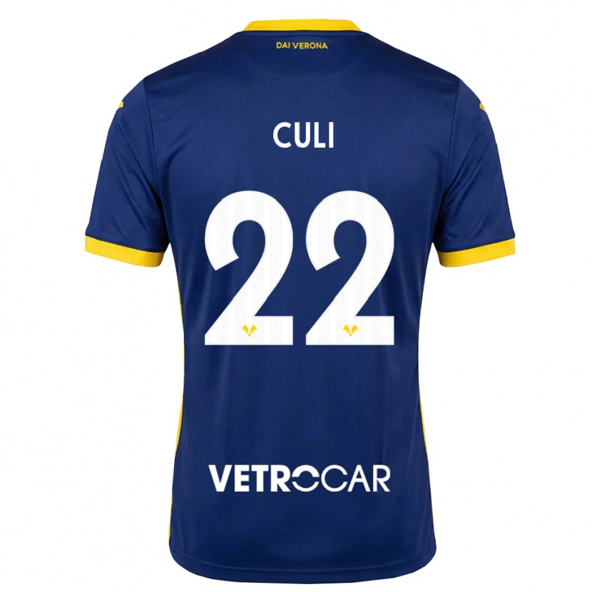 Danxen Uomo Maglia Daniel Culi #22 Blu Reale Giallo Bianco Kit Gara Home 2026/27 Maglietta