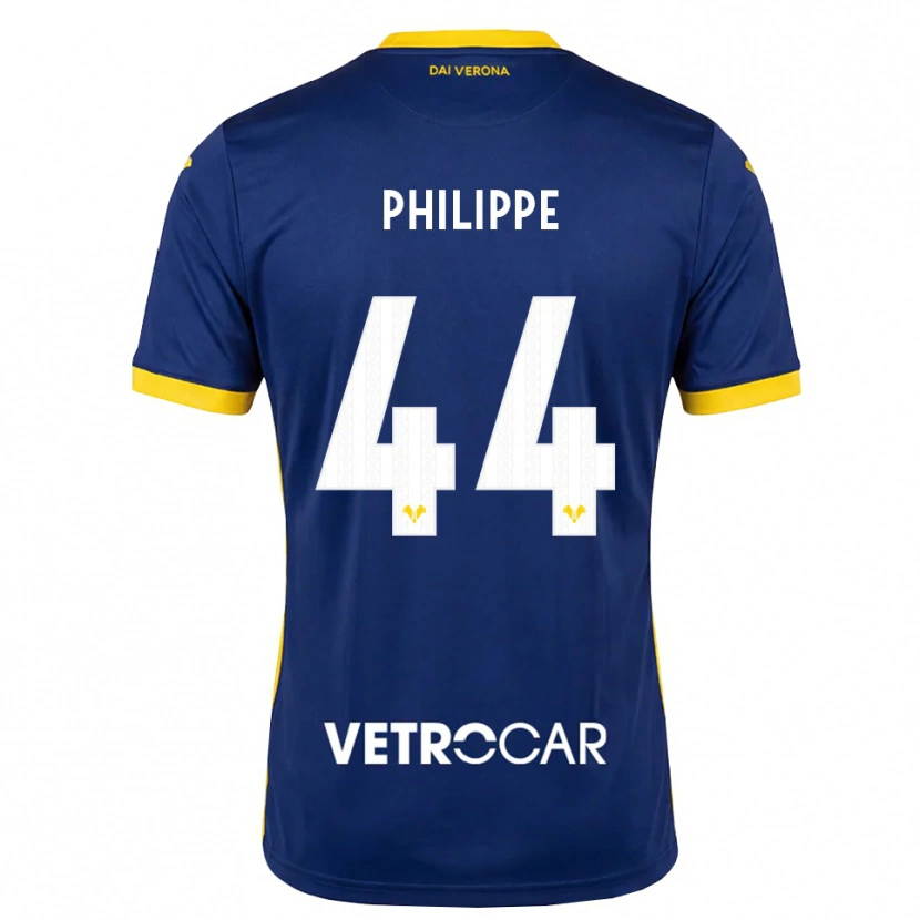 Danxen Uomo Maglia Mathis Philippe #44 Blu Reale Giallo Bianco Kit Gara Home 2026/27 Maglietta