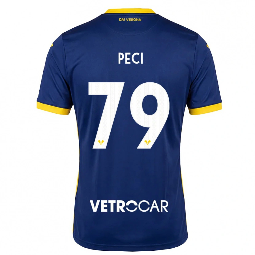 Danxen Uomo Maglia Jurgen Peci #79 Blu Reale Giallo Bianco Kit Gara Home 2026/27 Maglietta